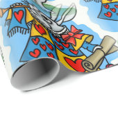 白うさぎ ラッピングペーパー (ロールコーナー)