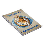 白うさぎ、不思議の国のアリスキャラクター。 ノートブック (右側)