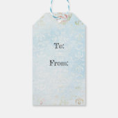 白うさぎ、不機嫌帽子屋さん&アリス帽子屋 ギフトタグ (裏面)