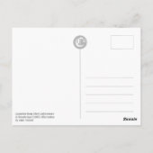 『白うさぎCC0242おとぎ話はがき』 ポストカード (裏面)