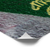 白おもしろいピエロ付顔 ポスター (コーナー)