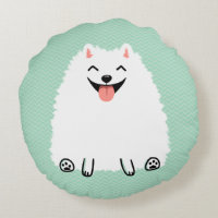 白おもしろいポメラニア犬かわいい笑顔のPOM