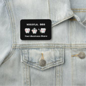 白おもしろい歯歯科 名札 (インサイチュ)