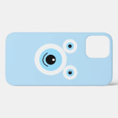 白おもしろい熊顔 Case-Mate iPhoneケース (裏面 (横))