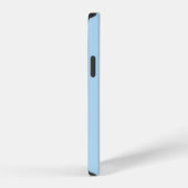 白おもしろい熊顔 iPhoneケース (右側面)