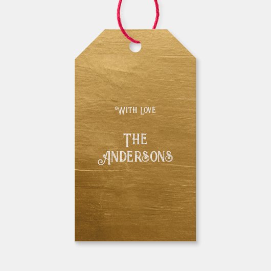 白おもしろい銀金ゴールドくるみ割り器メリークリスマス ギフトタグ (裏面)