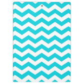 白および水のジグザグパターン クリップボード (裏面)