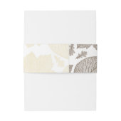 白および金ゴールドの紅葉の結婚 招待状ベリーバンド (裏面例)