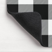 白および黒の点検のマウスパッド マウスパッド (コーナー)