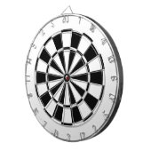 白および黒 ダーツボード (正面右)