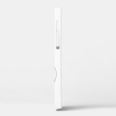 白お洒落い花がキュートな赤いテントウムシ Case-Mate iPhoneケース (裏面 / 左)