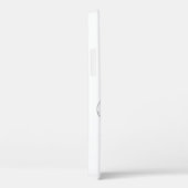 白お洒落い花がキュートな赤いテントウムシ Case-Mate iPhoneケース (裏面 / 右)