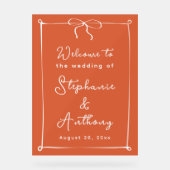 白お洒落イタリアン弓の日結婚没 アクリルサイン (正面)