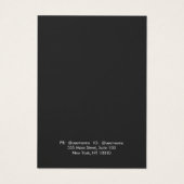 白お洒落《写真》ぼけ味イヤリング表示カード (裏面)