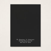 白お洒落《写真》ぼけ味イヤリング表示カード (裏面)