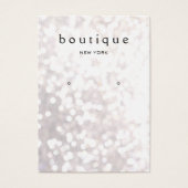 白お洒落《写真》ぼけ味イヤリング表示カード (正面)