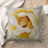 白から黄色の色合い クッション (ブランケット)