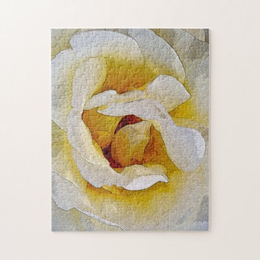 白から黄色の色合い ジグソーパズル (縦)