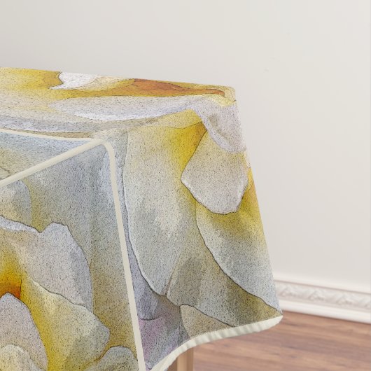 白から黄色の色合い テーブルクロス (インサイチュ)