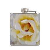 白から黄色の色合い フラスク (裏面)