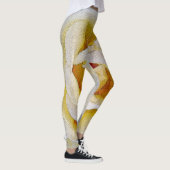 白から黄色の色合い レギンス (右)