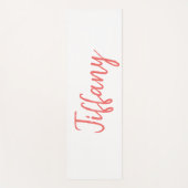 白かわいらしと珊瑚 ヨガマット (正面)