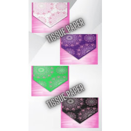 白かわいらしのピンクの曼荼羅 | 薄葉紙