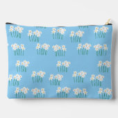 白かわいらしデイジー アクセサリーポーチ (裏面)