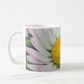 白かわいらしデイジー コーヒーマグカップ (左)