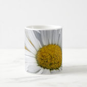 白かわいらしデイジー コーヒーマグカップ (中央)