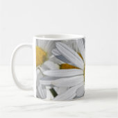 白かわいらしデイジー コーヒーマグカップ (左)