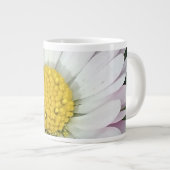 白かわいらしデイジー ジャンボコーヒーマグカップ (正面右)