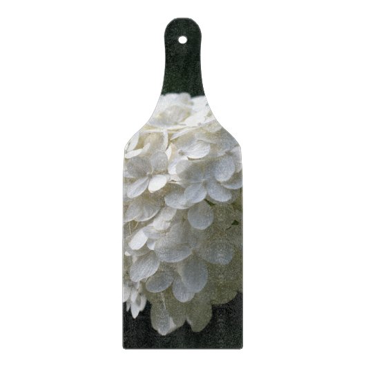 白かわいらしライムあじさいカッティングボード カッティングボード (正面)