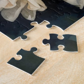 白かわいらし水仙の花アートパズル ジグソーパズル (側面)