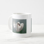 白かわいらし白鳥 コーヒーマグカップ (正面左)