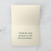 白かわいらし薔薇の母の日のカード シーズンカード (内部)