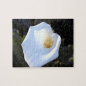 白かわいらし蘭の花 ジグソーパズル (横)