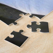 白かわいらし蘭の花 ジグソーパズル (側面)