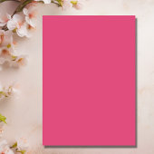 白かわいらし馬とピンクの花の誕生日 招待状