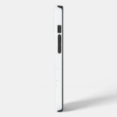 白かわいらし馬フローラパーソナライズされた Case-Mate iPhoneケース (裏面 / 左)