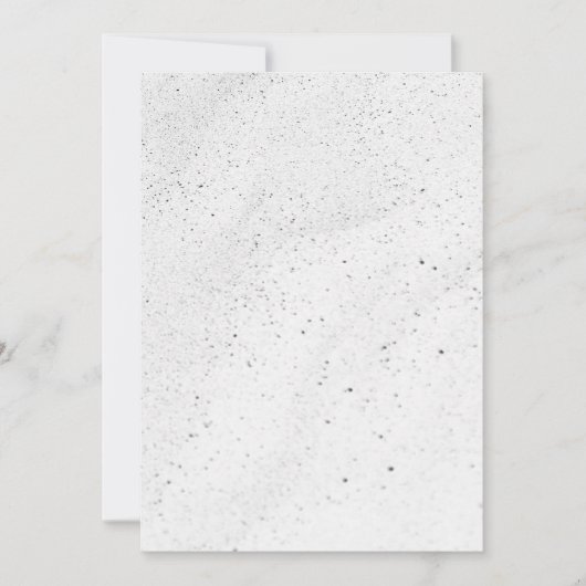 白きらめく砂 招待状 (正面)