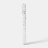 白きらめく砂 iPhone 15ケース (左側面)