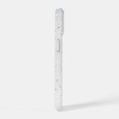 白きらめく砂 iPhone 15ケース (右側面)
