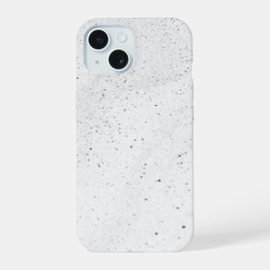 白きらめく砂 iPhone 15ケース (裏面)