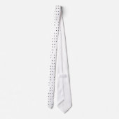 白くおよび黒い有蓋貨車のネクタイ ネクタイ (裏面)