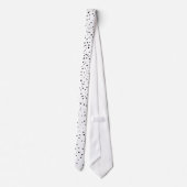 白くおよび黒い点 ネクタイ (裏面)