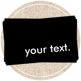 白くて無地の 名刺