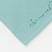 白くまおよびベビーのカブスのフリースブランケット フリースブランケット (角)