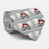 白くまに寄添うクリスマス ネクタイ (ロール)