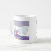 白くまのお誕生日ケーキ コーヒーマグカップ (正面左)